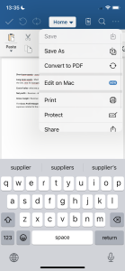 converting pages to pdf on ios