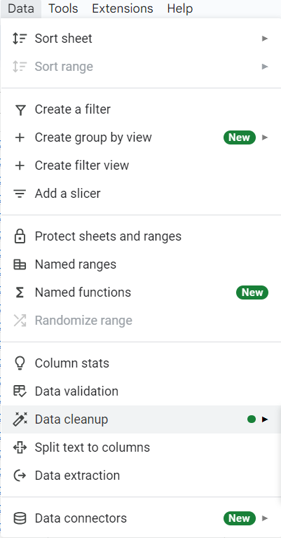 google sheets remove duplicates